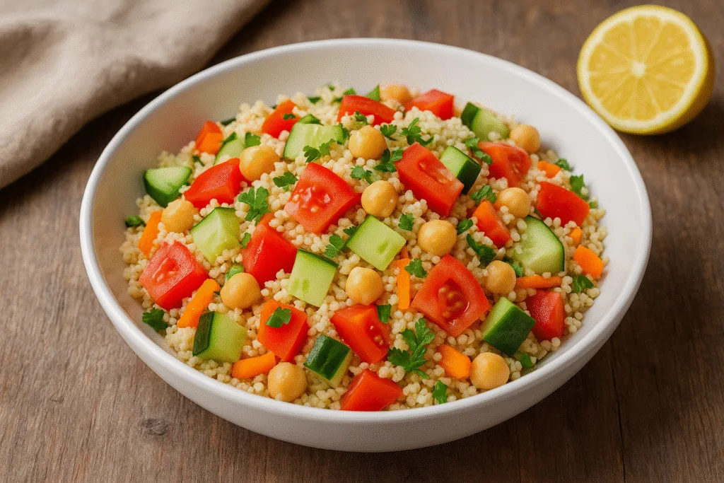 Cena sin Horno Ensalada de Couscous