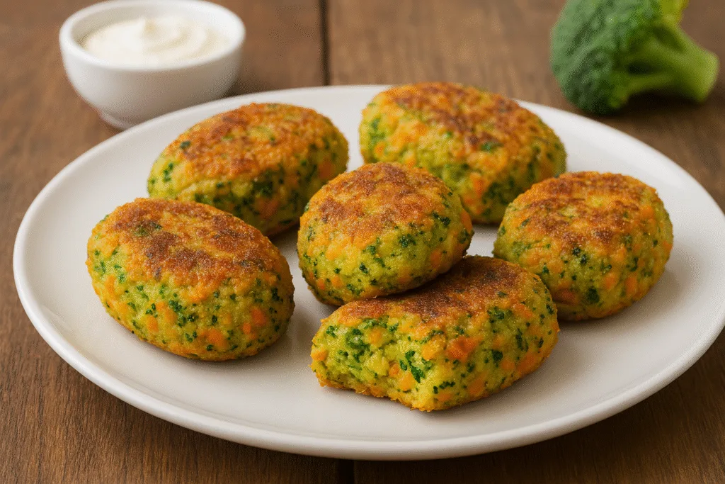 Croquetas de brócoli y zanahoria