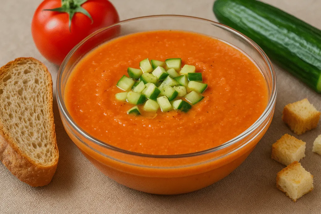 Gazpacho andaluz refrescante