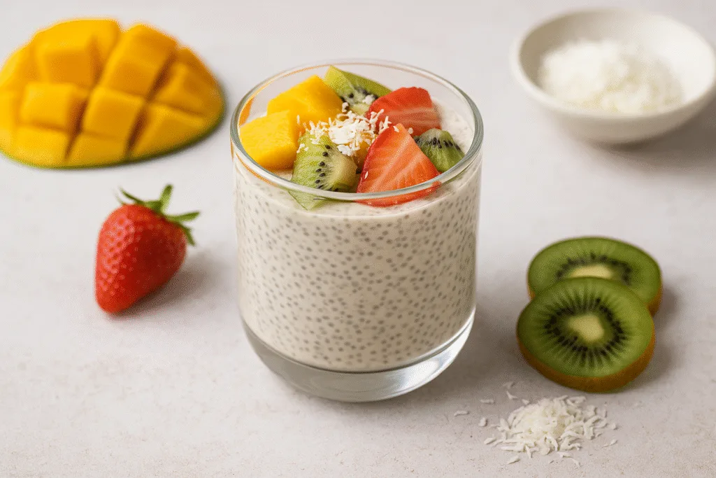Pudding de chía con leche de coco