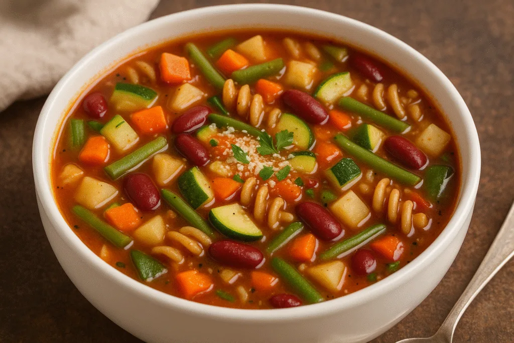 Sopa Minestrone Saludable