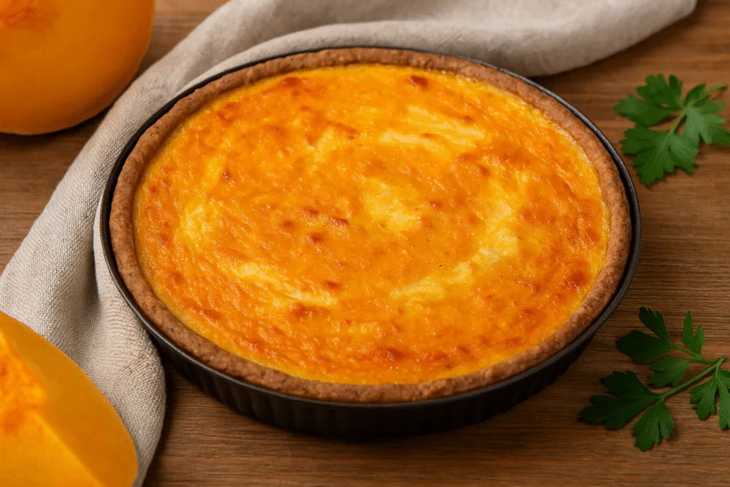 Tarta de zapallo y queso light